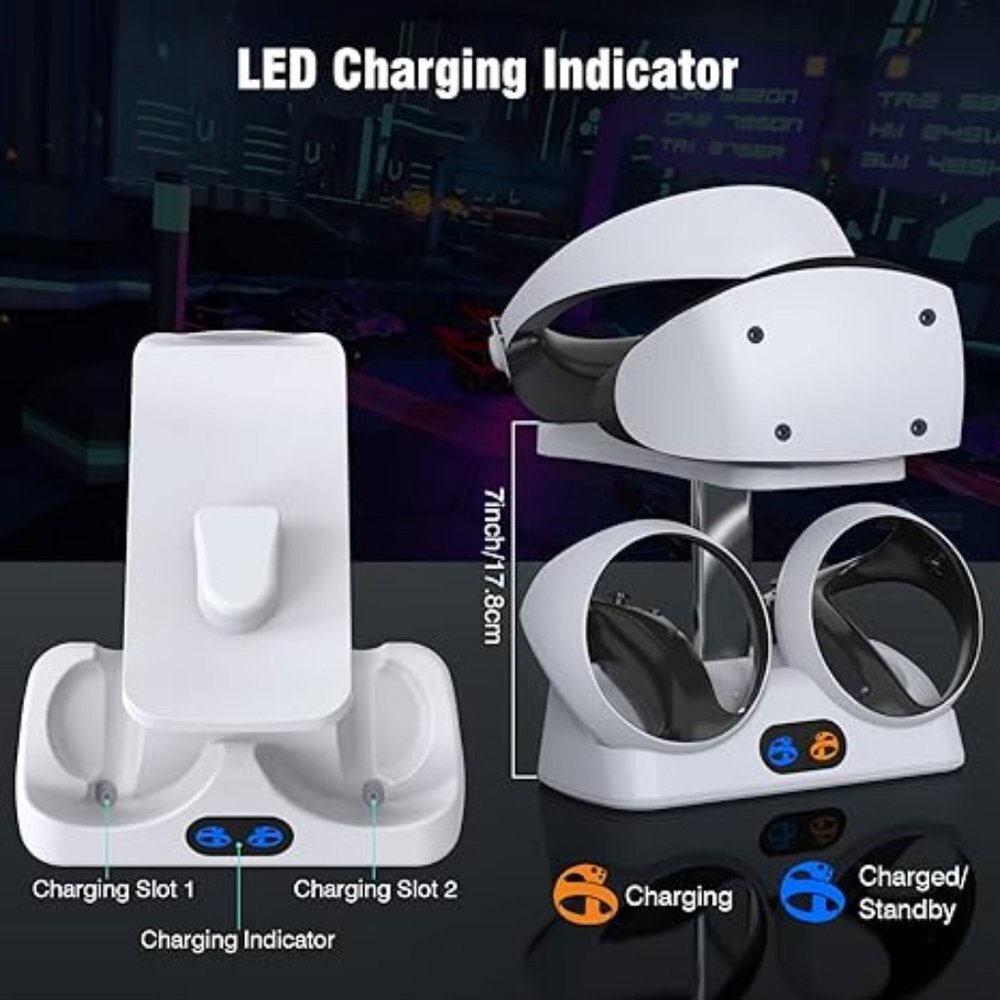 Controller Charging Dock for PS5 VR2, PSVR 2 Charging Station *NEW* - Picture 3 of 6